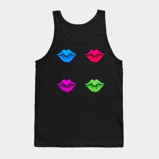 Neon Lips Tank Top